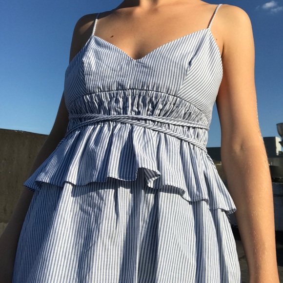 Adorable Zara striped romper dress - Picture 4 of 5